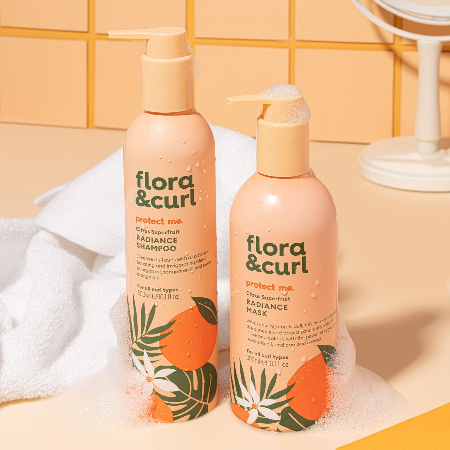 Flora & Curl African Citrus Superfruit Parlaklık Veren Saç Maskesi 300 ml