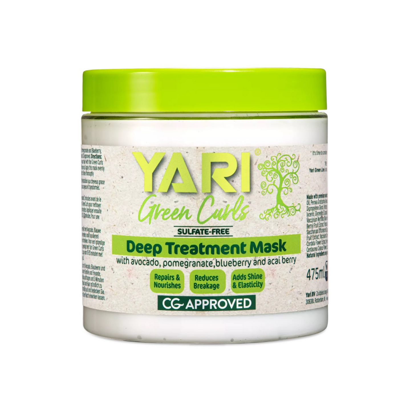 Yari Green Curls Deep Treatment Saç Maskesi 475 ml