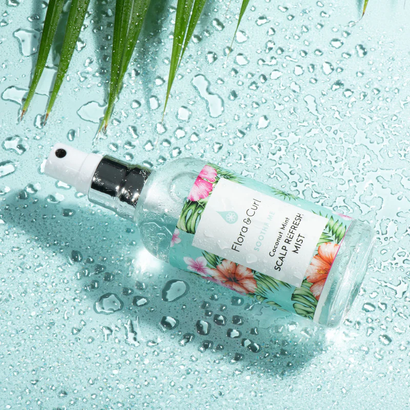 Flora & Curl Coconut Mint Saç Derisi Tazeleyici Sprey 100 ml