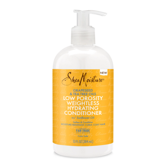 SheaMoisture Low Porosity Ağırlaştırmayan Nemlendirici Saç Kremi 384 ml