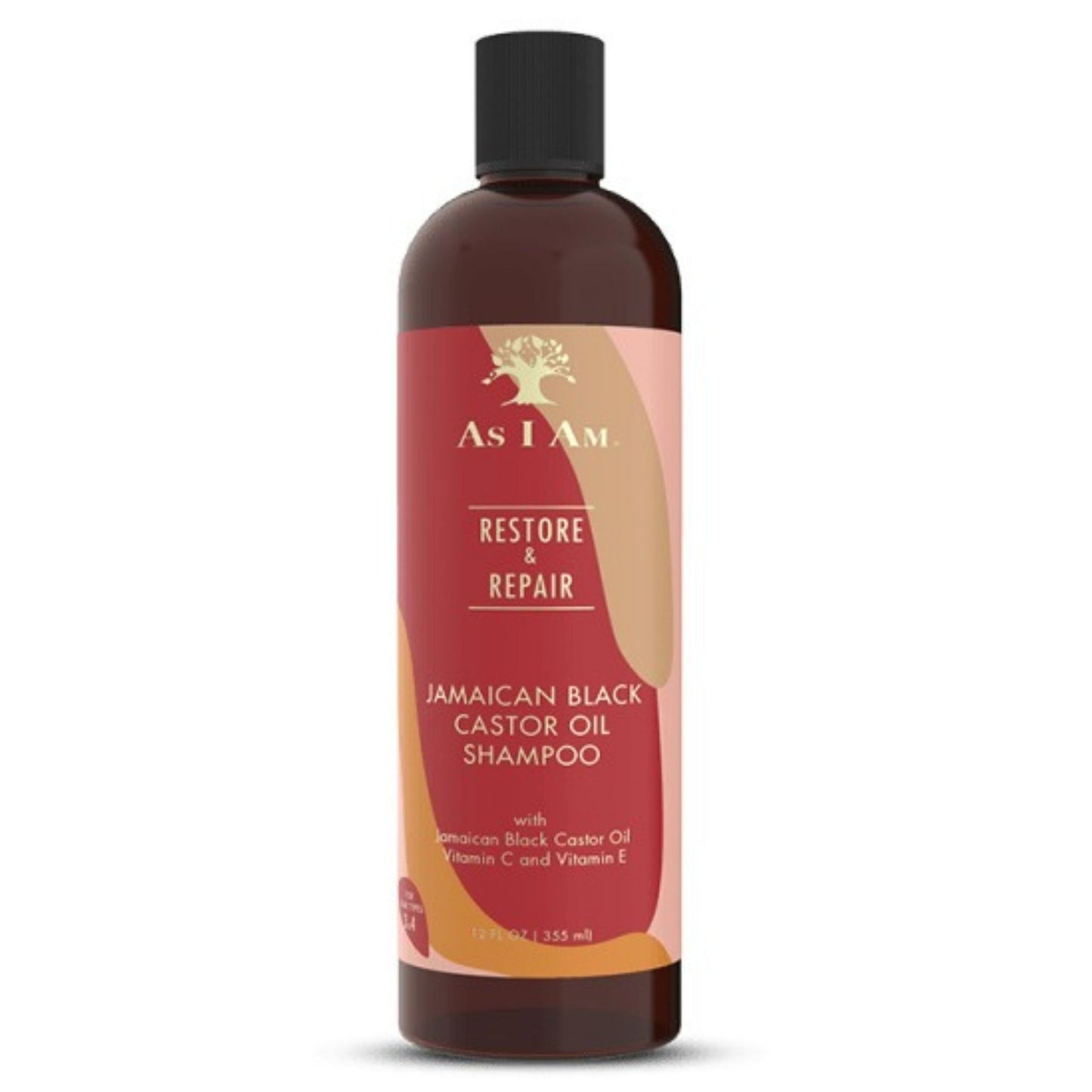 As I Am Jamaican Black Castor Oil Yenileyici & Onarıcı Nazik Temizleyici Şampuan 355 ml