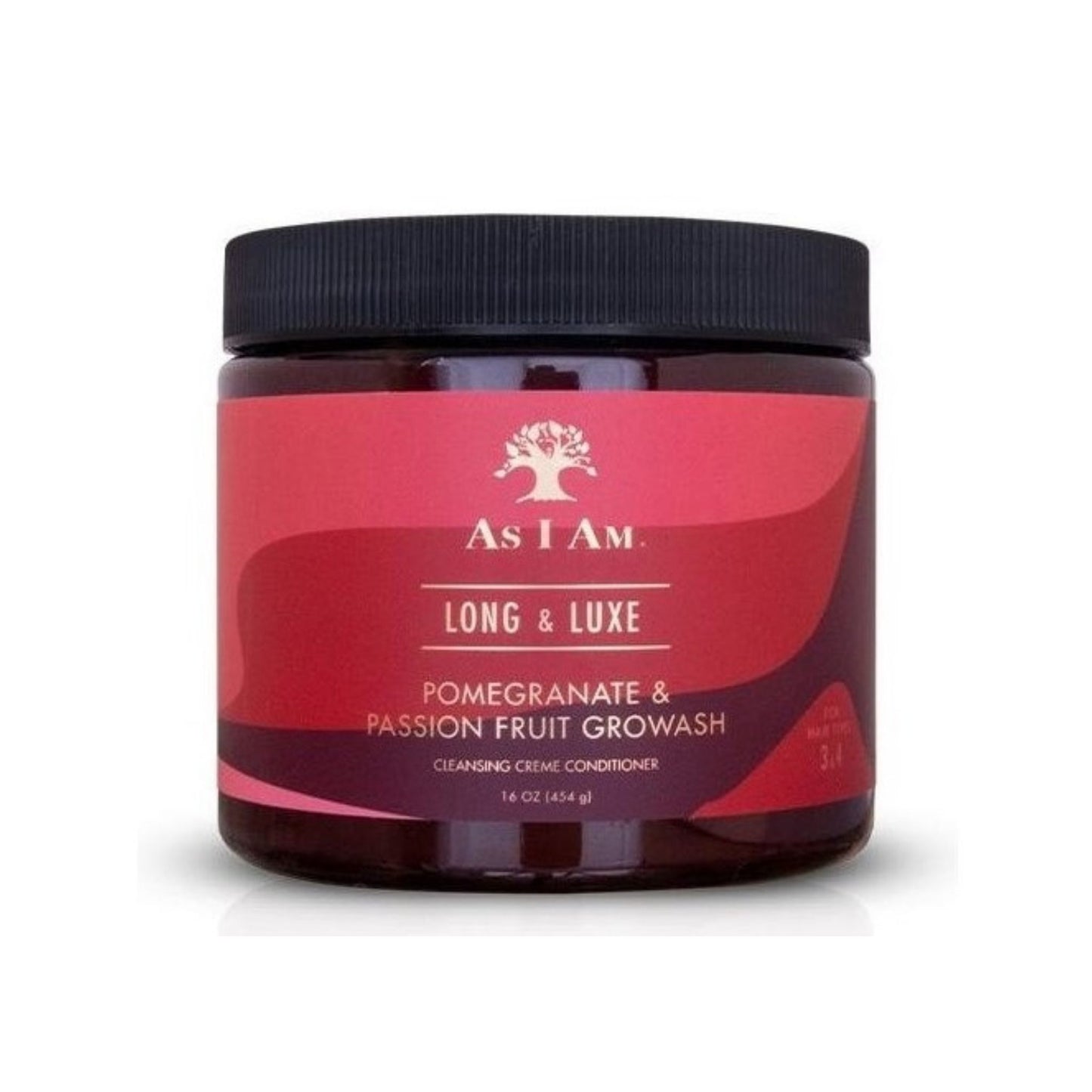 As I Am Long & Luxe GroWash Temizleyici Saç Kremi 454 g