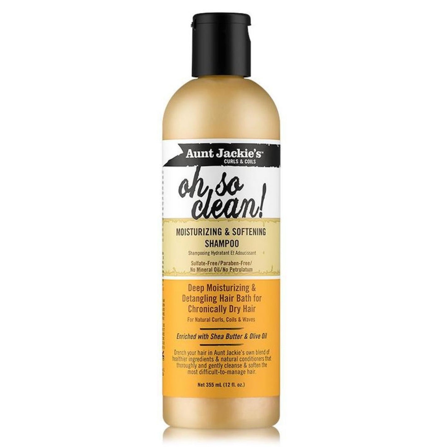 Aunt Jackie's Curls & Coils Oh So Clean! Nemlendirici Arındırıcı Şampuan 355 ml