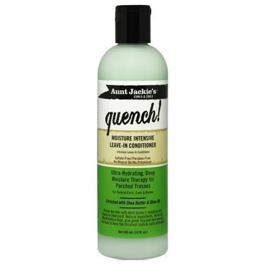 Aunt Jackie's Curls & Coils Quench! Yoğun Nemlendirici Durulanmayan Krem 355 ml