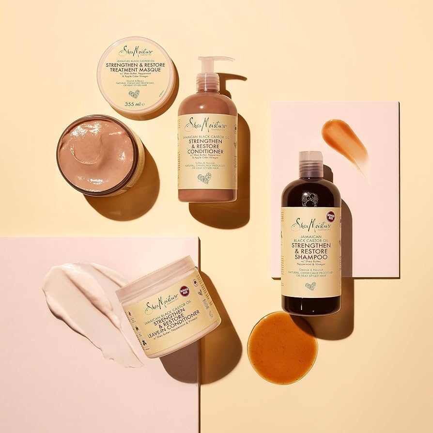 SheaMoisture Jamaika Siyah Hint Yağı Saç Güçlendirici & Yenileyici Seri