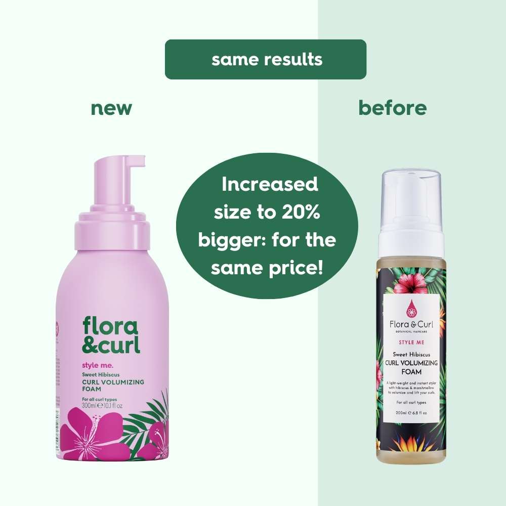 Flora & Curl Sweet Hibiscus Curl Volumizing Saç Köpüğü 300 ml