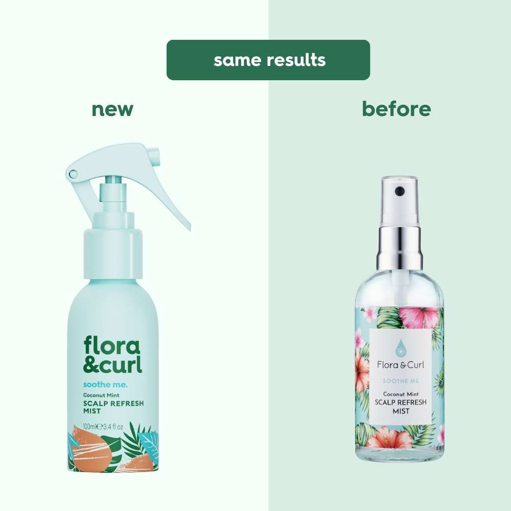 Flora & Curl Coconut Mint Saç Derisi Tazeleyici Sprey 100 ml