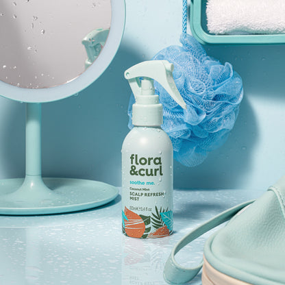 Flora & Curl Coconut Mint Saç Derisi Tazeleyici Sprey 100 ml