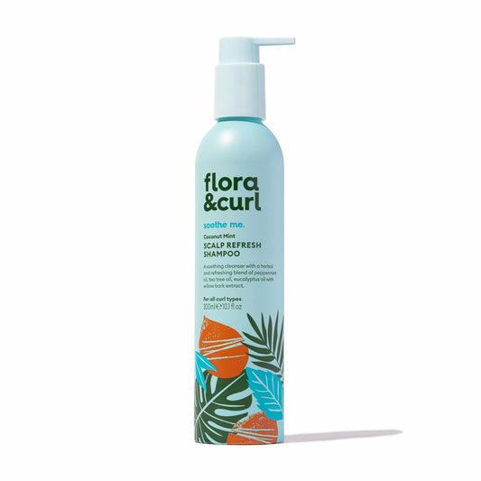 Flora & Curl Coconut Mint Scalp Refresh Nazik Temizleyici Şampuan 300 ml