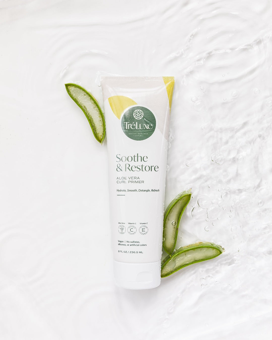 Treluxe Soothe & Restore Aloe Vera Curl Primer 236 ml